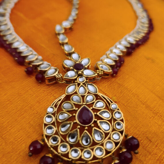 Indian Traditional Bollywood Fashion Kundan Bridal Jewelry Set Earrings or Maang Tikka for Women