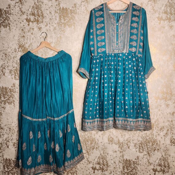 Designer Palazzo Suit with Dupatta Punjabi Party Wear Dresses Ladies Girls Ethnic Wear Indian Handmade Boutique