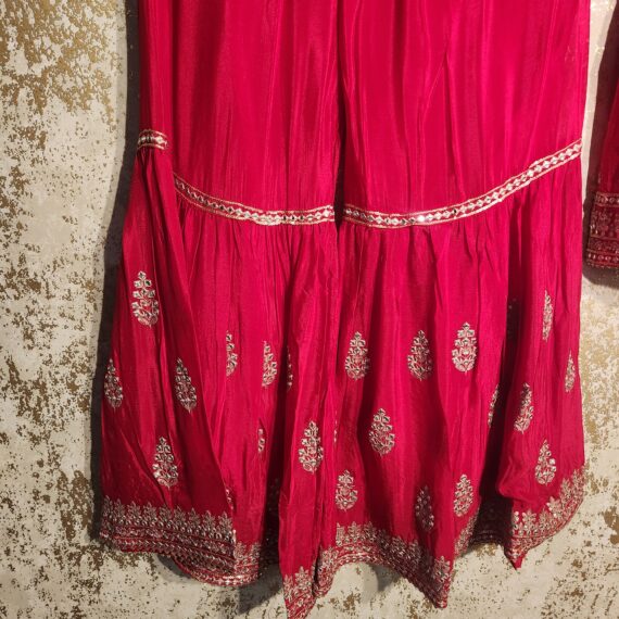 Designer Palazzo Suit with Dupatta Punjabi Party Wear Dresses Ladies Girls Ethnic Wear Indian Handmade Boutique