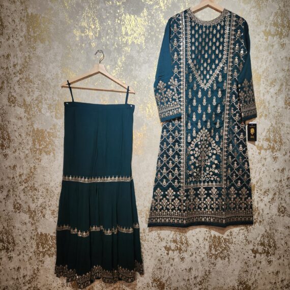 Designer Palazzo Suit with Dupatta Punjabi Party Wear Dresses Ladies Girls Ethnic Wear Indian Handmade Boutique