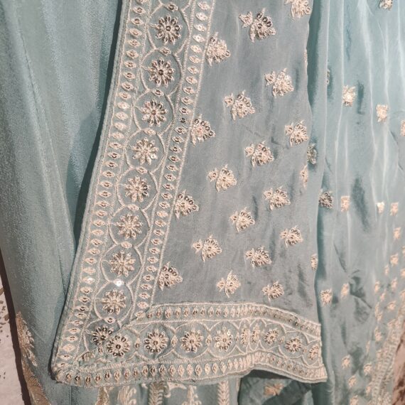Designer Palazzo Suit With Dupatta Punjabi Party Wear Dresses Ladies Girls Ethnic Wear Indian Handmade Boutique