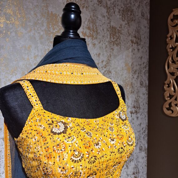 Designer Partywear Teal Green & Yellow Digital Printed Lehenga Choli Ladies Girls Ethnic Wear Dresses Indian Boutique