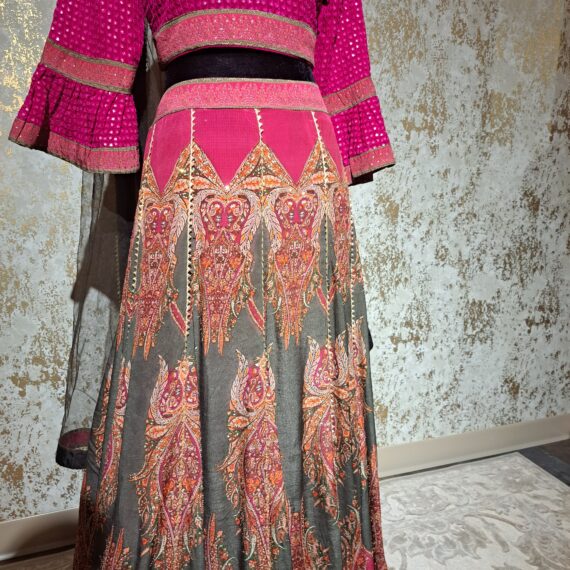 Designer Party wear Stylish Digital Floral Printed Lehenga Choli Ladies Ethnic Wear Dress Indian Boutique