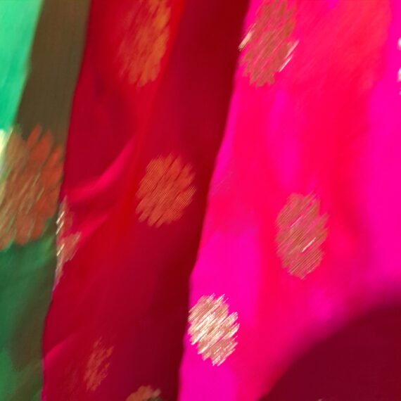 Designer Off White & Pink Green Lehenga With Long Shirt Party wear Dresses Ladies Girls Ethnic Wear Handmade Indian Boutique