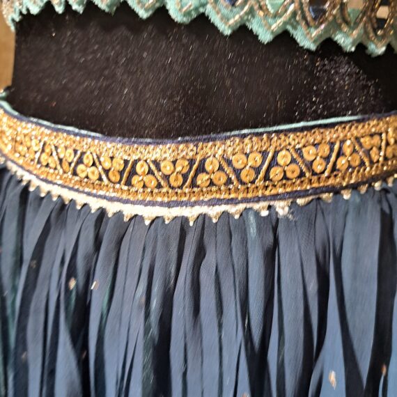 Designer Partywear Heavy Sequence Embroidered Sky Blue Lehenga Choli Ladies Ethnic Wear Dress Indian Boutique