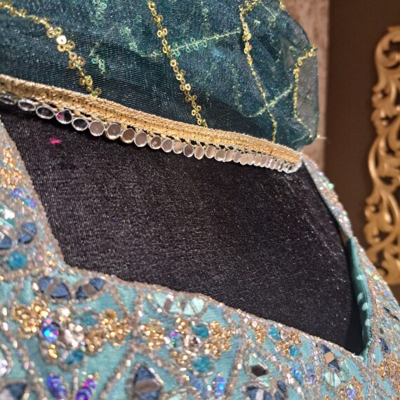 Designer Partywear Heavy Sequence Embroidered Sky Blue Lehenga Choli Ladies Ethnic Wear Dress Indian Boutique