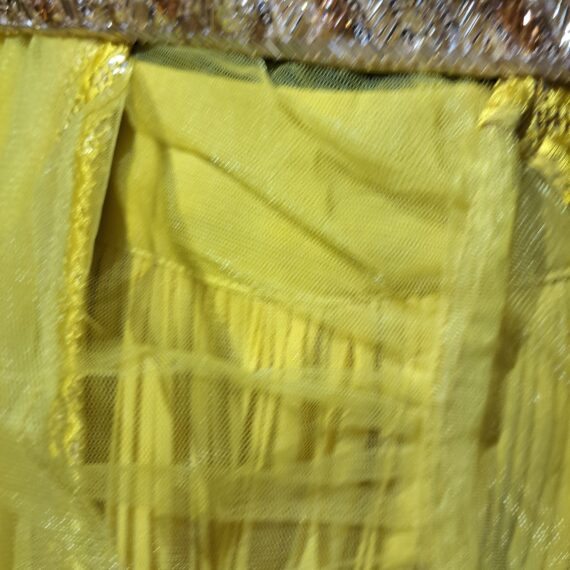 Designer Party wear Heavy Sequence Yellow Embroidered Lehenga Choli Ladies Ethnic Wear Dress Indian Boutique