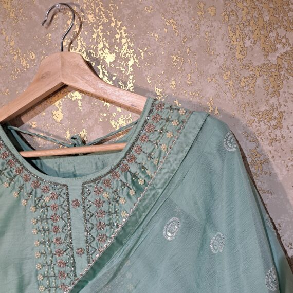 Designer Trouser Suit with Dupatta Punjabi Party Wear Dresses Ladies Girls Ethnic Wear Indian Handmade Boutique