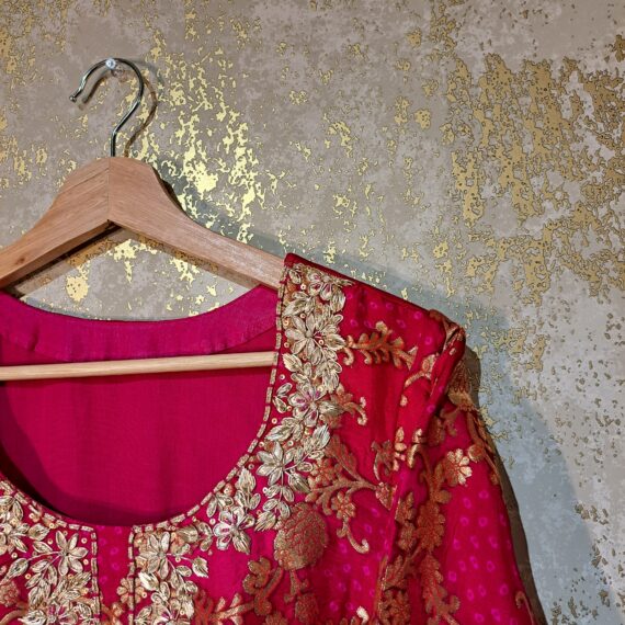 Designer Trouser Suit with Dupatta Punjabi Party-wear Dresses Ladies Girls Ethnic Wear Indian Handmade Boutique
