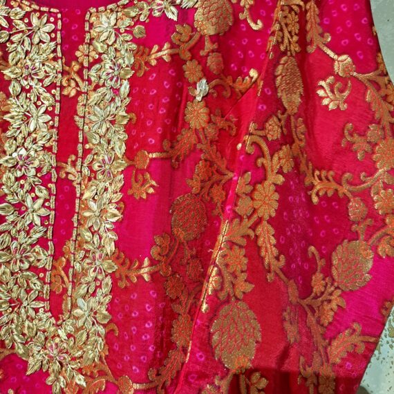 Designer Trouser Suit with Dupatta Punjabi Party-wear Dresses Ladies Girls Ethnic Wear Indian Handmade Boutique