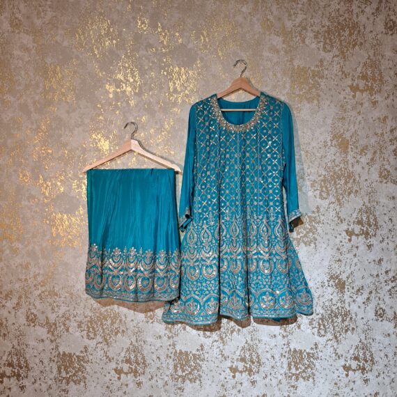 Designer Palazzo Suit with Dupatta Punjabi Party-wear Dresses Ladies Girls Ethnic Wear Indian Handmade Boutique