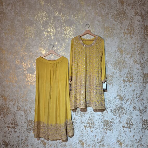 Designer Palazzo Suit with Dupatta Punjabi Party-wear Dresses Ladies Girls Ethnic Wear Indian Handmade Boutique