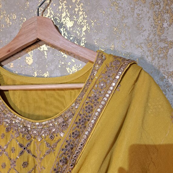 Designer Palazzo Suit with Dupatta Punjabi Party-wear Dresses Ladies Girls Ethnic Wear Indian Handmade Boutique