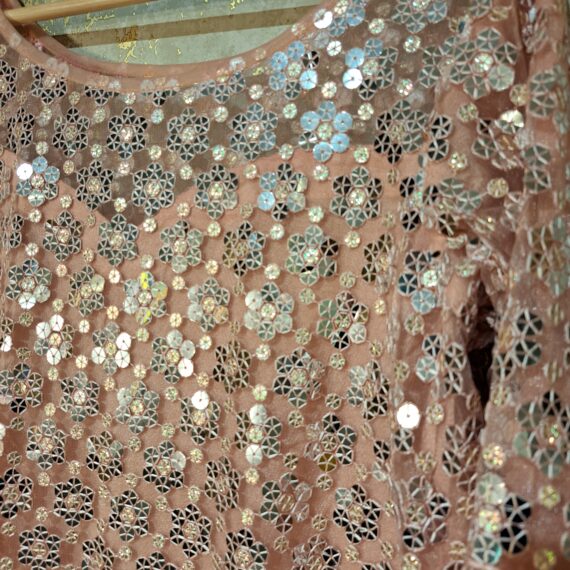 Peach Designer Pajami Suit with Dupatta Punjabi Party Wear Dresses Ladies Girls Ethnic Wear Indian Handmade Boutique, Peach