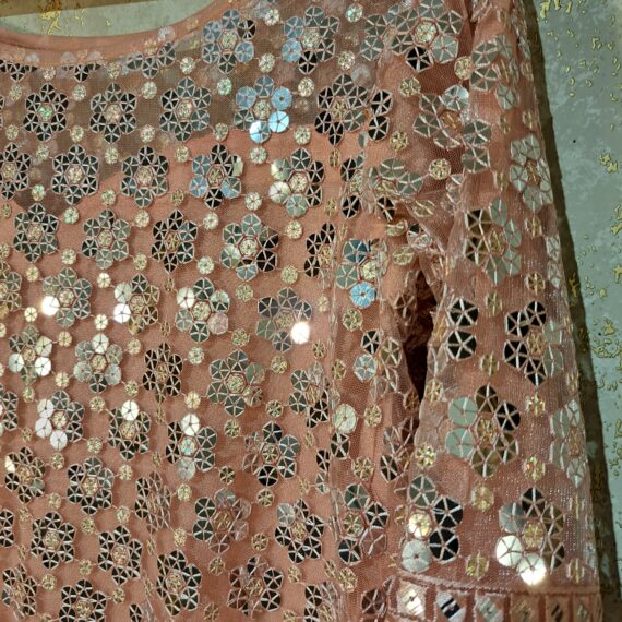 Peach Designer Pajami Suit with Dupatta Punjabi Party Wear Dresses Ladies Girls Ethnic Wear Indian Handmade Boutique, Peach
