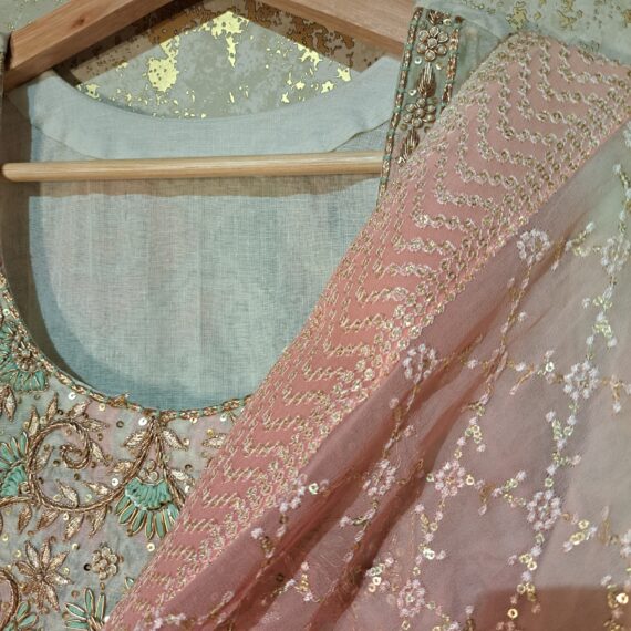 Designer Cotton Trouser Suit with Dupatta Party-wear Casual Dresses Ladies Girls Ethnic Wear Indian Handmade Boutique