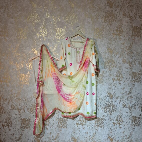 Designer Silk Party-wear Trouser Suit with Dupatta Dresses Ladies Girls Ethnic Wear Indian Handmade Boutique