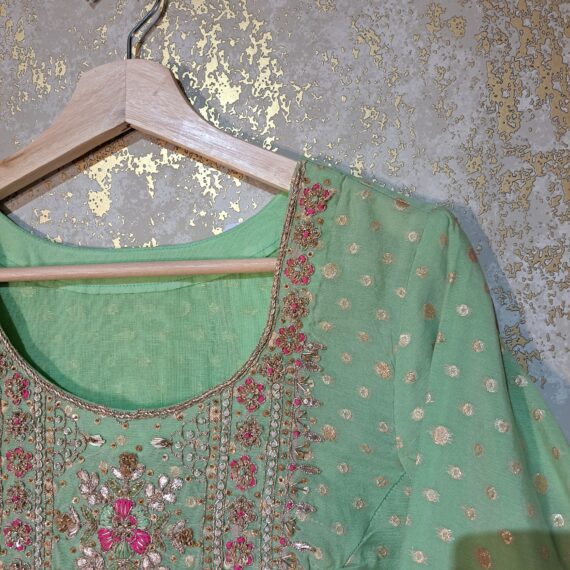 Designer Punjabi Party Wear Trouser Suit With Dupatta Dresses Ladies Girls Ethnic Wear Indian Handmade Boutique