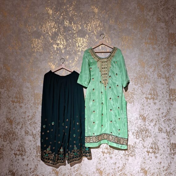Designer Punjabi Party Wear Palazzo Suit With Dupatta Dresses Ladies Girls Ethnic Wear Indian Handmade Boutique
