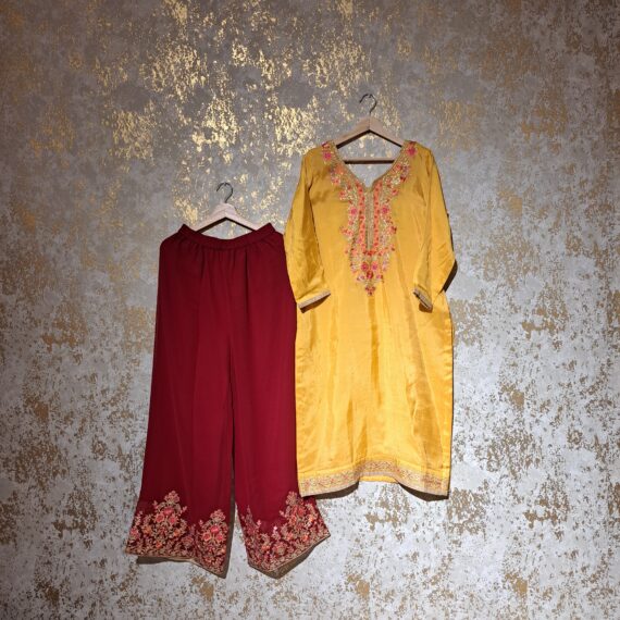 Designer Party Wear Palazzo Suit With Dupatta Dresses Ladies Girls Ethnic Wear Indian Handmade Boutique
