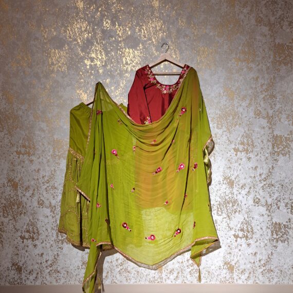 Designer Party Wear Palazzo Suit With Dupatta Dresses Ladies Girls Ethnic Wear Indian Handmade Boutique