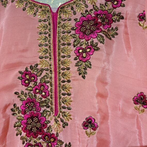 Designer Pink & Wine Party Wear Palazzo Suit With Dupatta Dresses Ladies Girls Ethnic Wear Indian Handmade Boutique