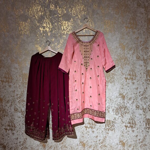 Designer Party Wear Palazzo Suit With Dupatta Dresses Ladies Girls Ethnic Wear Indian Handmade Boutique