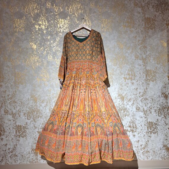 Designer Party Wear Digital Printed Anarkali Ladies Girls Ethnic Wear Indian Traditional Outfit