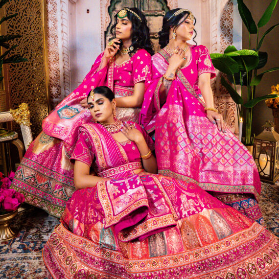 Designer Lehenga Choli Main Day & Reception Dresses Ladies Girls Ethnic Wear Indian Boutique