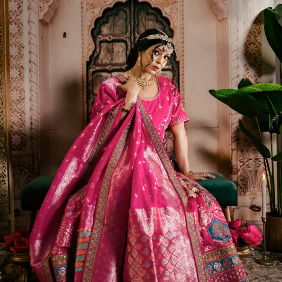 Designer Lehenga Choli Main Day & Reception Dresses Ladies Girls Ethnic Wear Indian Boutique