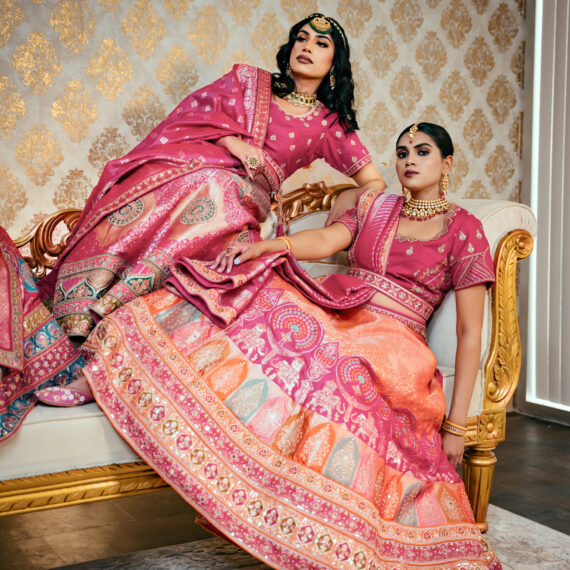 Designer Lehenga Choli Main Day & Reception Dresses Ladies Girls Ethnic Wear Indian Boutique