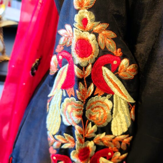 Red Black Designer Palazzo Suit with Dupatta Punjabi Party Wear Dresses Ladies Girls Ethnic Wear Indian Handmade Boutique
