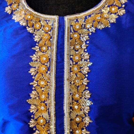 Blue & Peach Designer Palazzo Suit with Dupatta Punjabi Party Wear Dresses Ladies Girls Ethnic Wear Indian Handmade Boutique