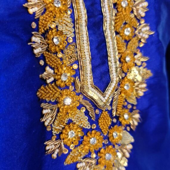 Blue & Peach Designer Palazzo Suit with Dupatta Punjabi Party Wear Dresses Ladies Girls Ethnic Wear Indian Handmade Boutique
