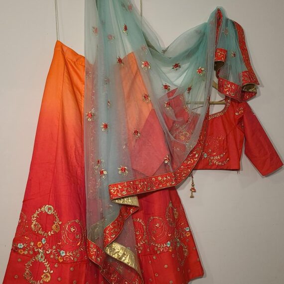 Peach Lehenga Choli Wedding Partyware Indian Dresses Ladies Girls Handmade Indian Boutique