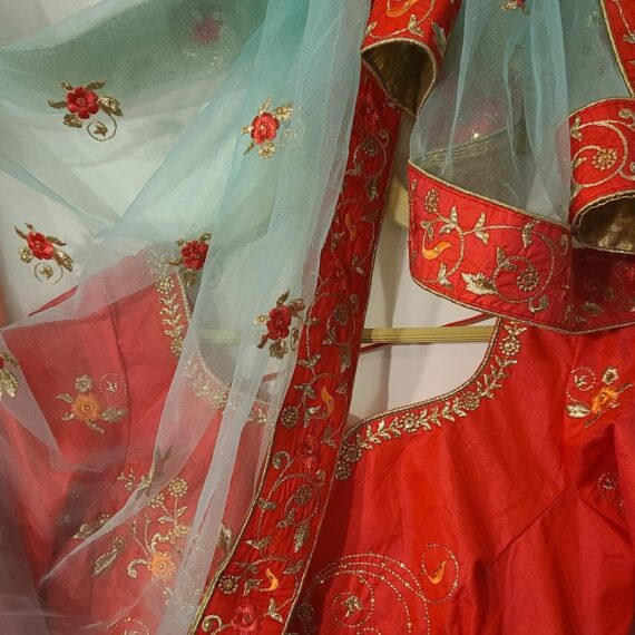 Peach Lehenga Choli Wedding Partyware Indian Dresses Ladies Girls Handmade Indian Boutique