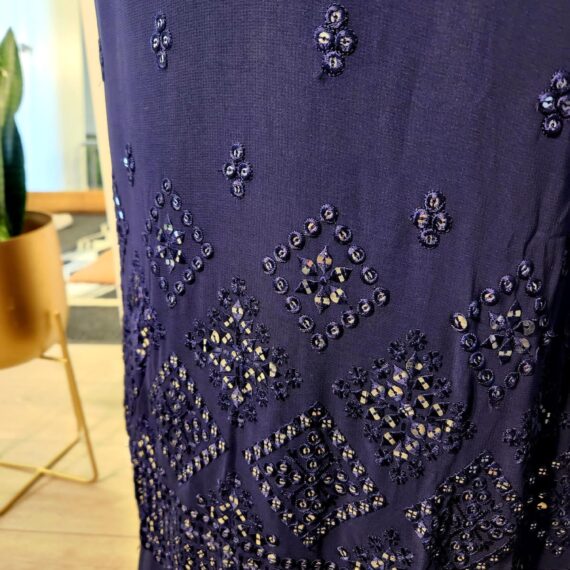 Navy Blue Designer Palazzo Suit with Dupatta Punjabi Party Wear Dresses Ladies Girls Ethnic Wear Indian Handmade Boutique