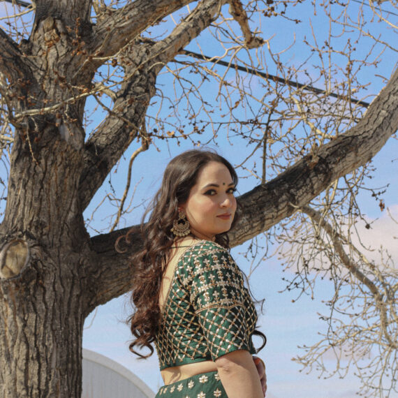 Green Raw Silk Designer Lehenga Choli Punjabi Party Dress Ladies Girls Ethnic Wear Indian Boutique