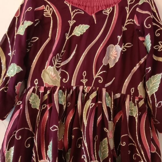 Wine & Peach Designer Palazzo Suit with Dupatta Punjabi Party Wear Dresses Ladies Girls Ethnic Wear Indian Handmade Boutique