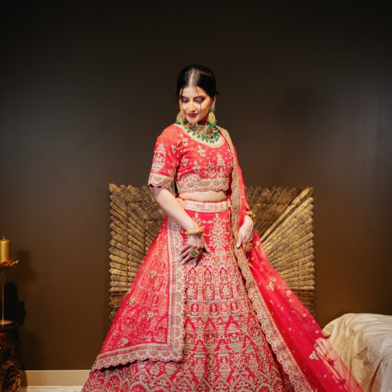 Designer Embroidered Lehenga Choli Main Day & Reception Dresses Ladies Girls Ethnic Wear Indian Boutique