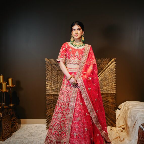 Designer Embroidered Lehenga Choli Main Day & Reception Dresses Ladies Girls Ethnic Wear Indian Boutique