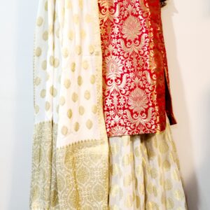 Red & White Designer Palazzo Suit with Dupatta Punjabi Party Wear Dresses Ladies Girls Ethnic Wear Indian Handmade Boutique