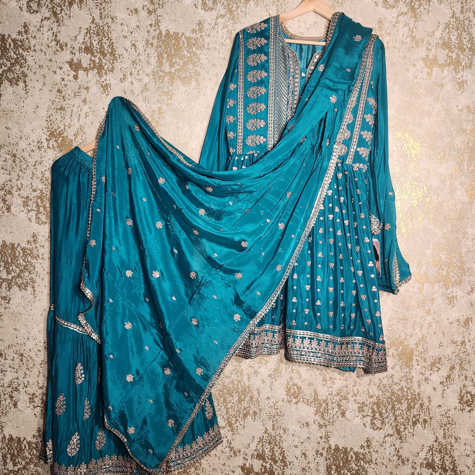 Designer Palazzo Suit with Dupatta Punjabi Party Wear Dresses Ladies Girls Ethnic Wear Indian Handmade Boutique