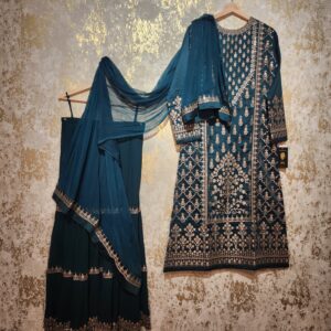 Designer Palazzo Suit with Dupatta Punjabi Party Wear Dresses Ladies Girls Ethnic Wear Indian Handmade Boutique