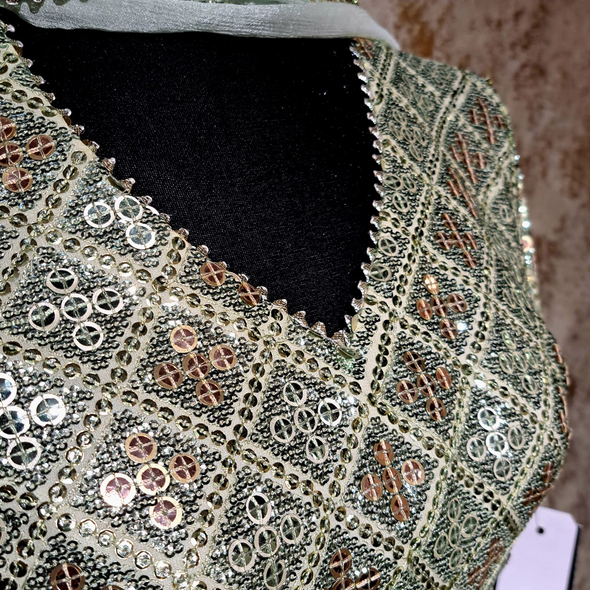 Designer Party wear Heavy Sequence Embroidered Lehenga Choli Ladies Ethnic Wear Dress Indian Boutique - Image 4
