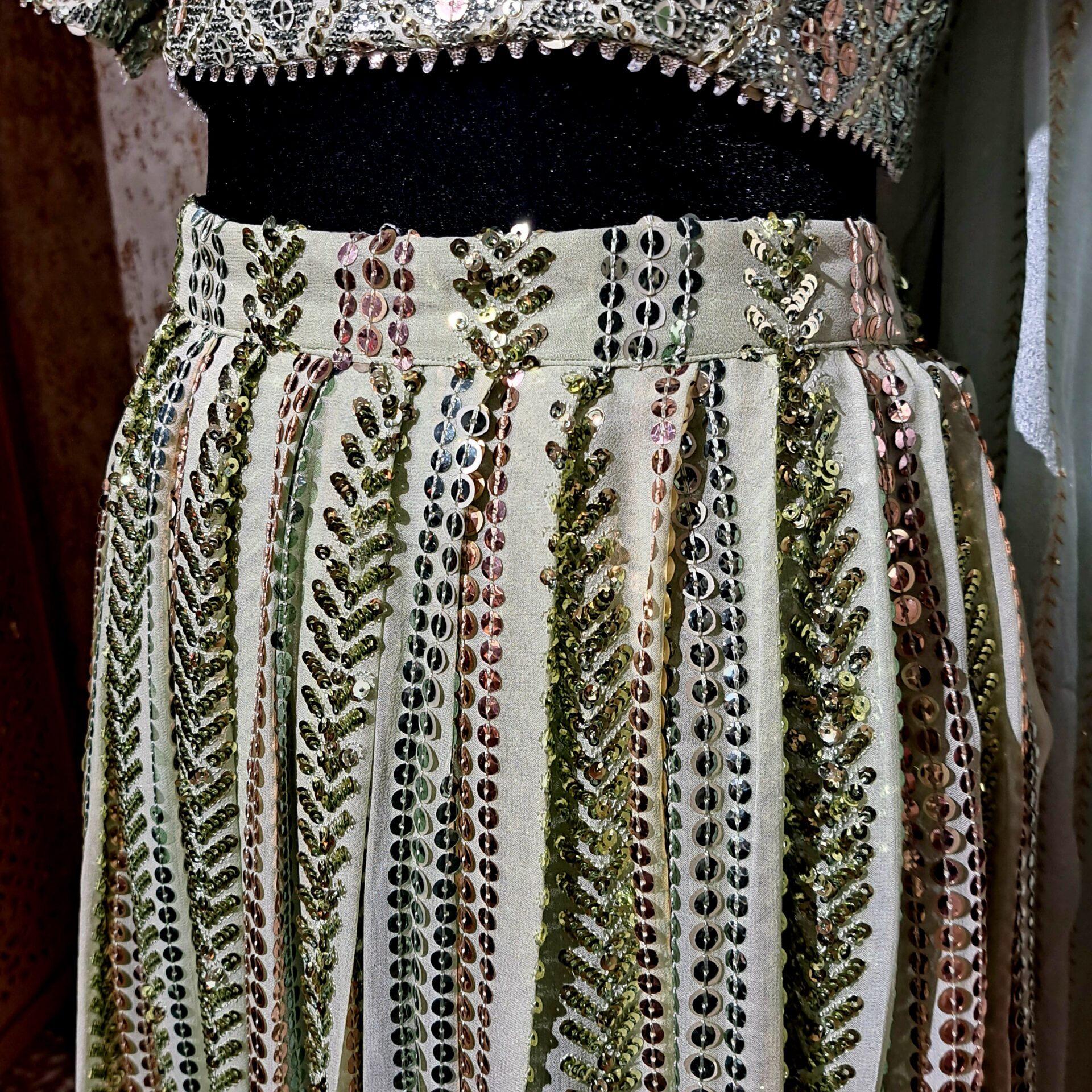 Designer Party wear Heavy Sequence Embroidered Lehenga Choli Ladies Ethnic Wear Dress Indian Boutique - Image 11