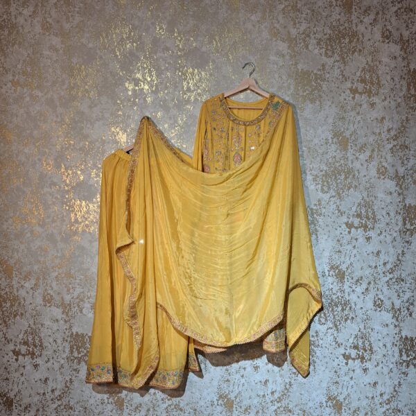 Designer Palazzo Suit With Dupatta Punjabi Party Wear Dresses Ladies Girls Ethnic Indian Wear Handmade Boutique