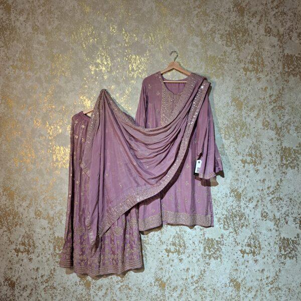 Designer Palazzo Suit with Dupatta Punjabi Party Wear Dresses Ladies Girls Ethnic Wear Indian Handmade Boutique