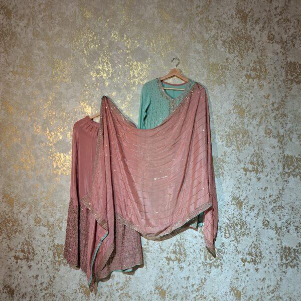 Designer Palazzo Suit with Dupatta Punjabi Party Wear Dresses Ladies Girls Ethnic Wear Indian Handmade Boutique