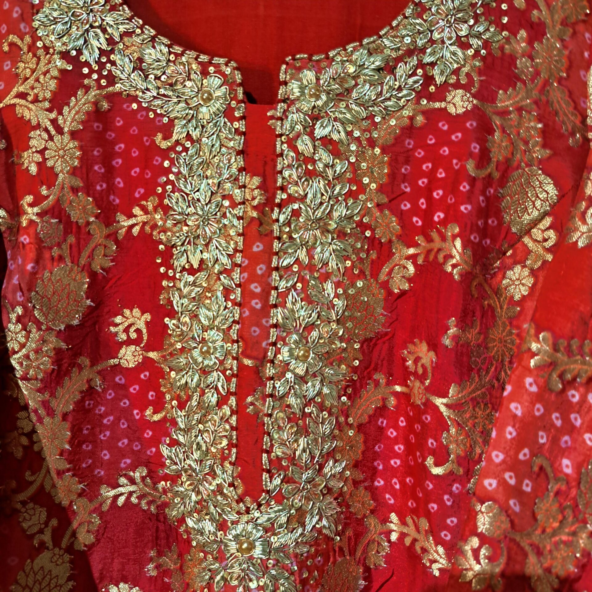 Designer Trouser Suit with Dupatta Punjabi Party-wear Dresses Ladies Girls Ethnic Wear Indian Handmade Boutique - Image 3